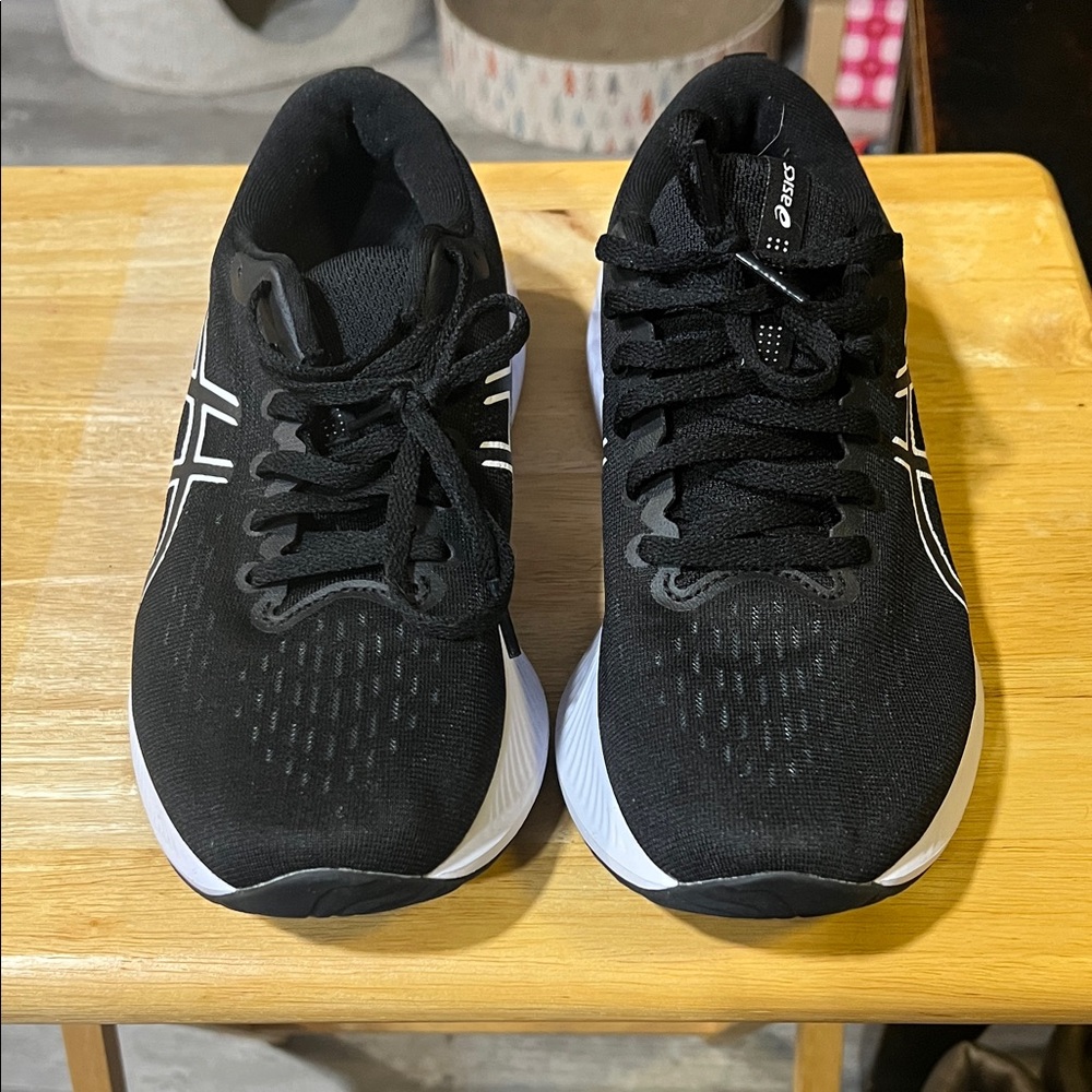 Asics Black and White Women's Sneakers